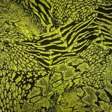 Nylon Spandex Animal Hologram Foil Fabric 60"