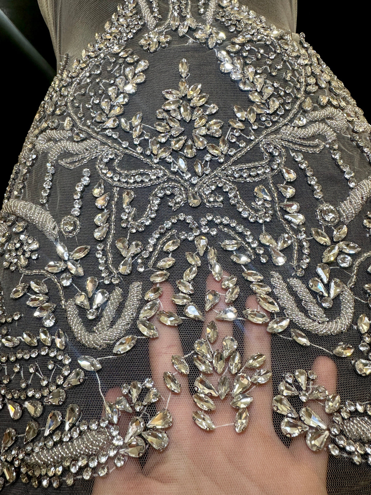 Rhinestone Bodice Applique