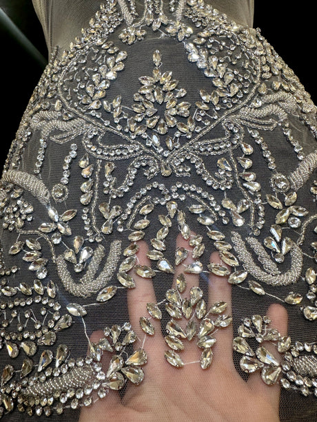Rhinestone Bodice Applique