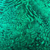 Nylon Spandex Animal Hologram Foil Fabric 60"