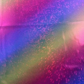 Hologram Spandex Fabric Fantasia Shattered Foil 60"