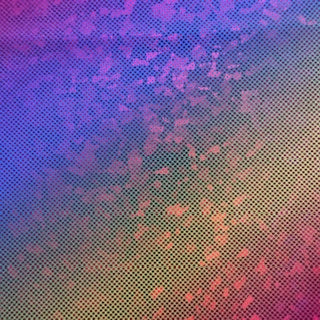 Hologram Spandex Fabric Fantasia Shattered Foil 60"
