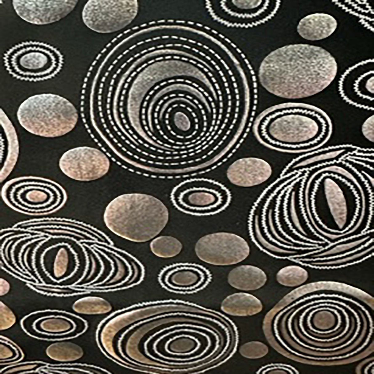 Nylon Spandex Galaxy Foiled Fabric 60"