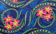 Hibiscus Plumeria Assortment Polyester Fabric - Tropical Floral, 70" L X 43" W (1 Piece)