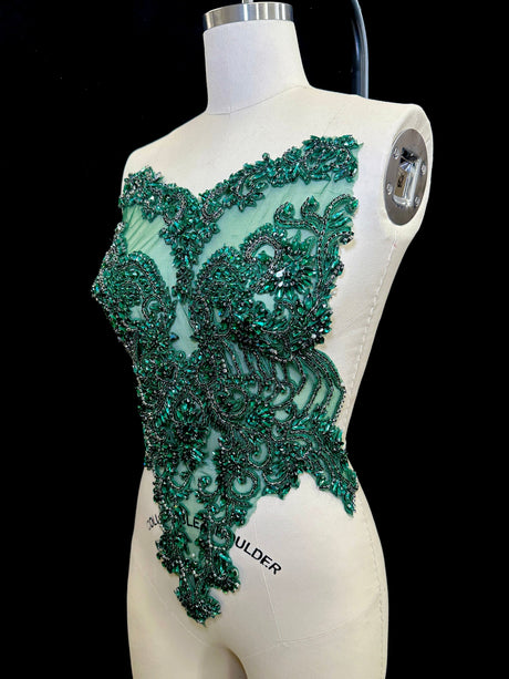 Rhinestone Bodice Applique