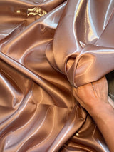 Liquid Bridal Satin Rusty Rose