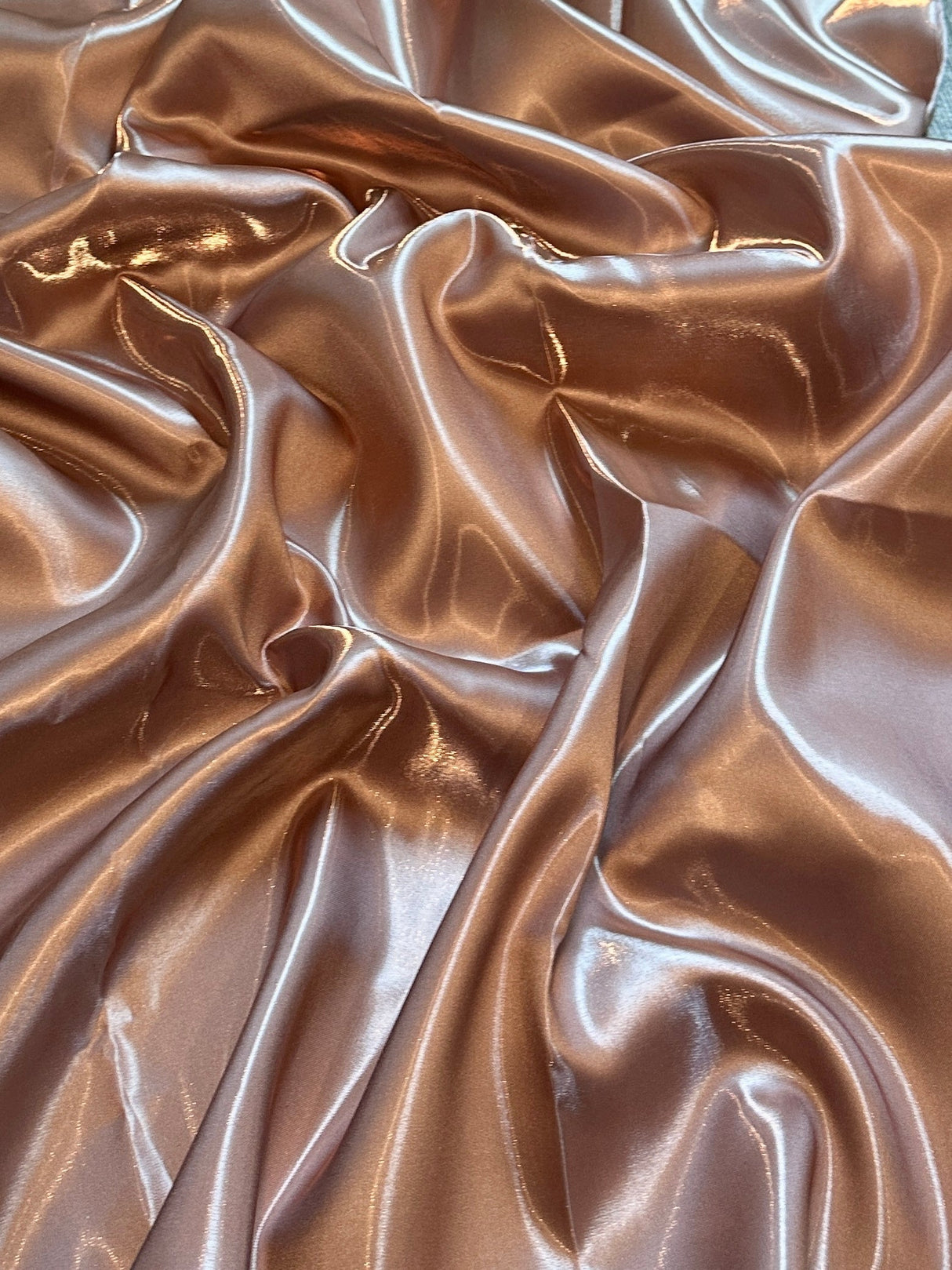 Liquid Bridal Satin Rusty Rose