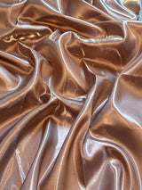 Liquid Bridal Satin Rusty Rose