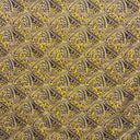 Poly-Cotton Fabric Traditional Polynesian Tattoo Triangle Formation Design