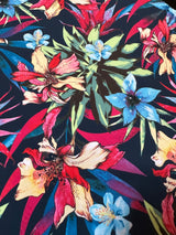Printed Nylon Spandex Floral Print