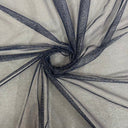 Metallic Foil Dotted Mesh Fabric