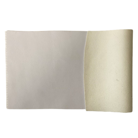 Lambskin Stretch Faux Leather Fabric - Black, Matte, 55" Width (1 Yard)