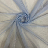 Metallic Foil Dotted Mesh Fabric