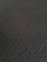 Stretch Jersey Knit Black Textured Geometric