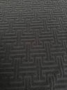Stretch Jersey Knit Black Textured Geometric