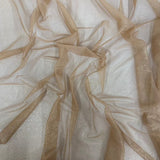 Metallic Foil Dotted Mesh Fabric