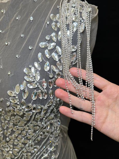 Rhinestone Bodice Applique