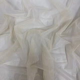 Metallic Foil Dotted Mesh Fabric