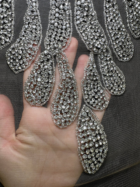 Rhinestone Bodice Applique