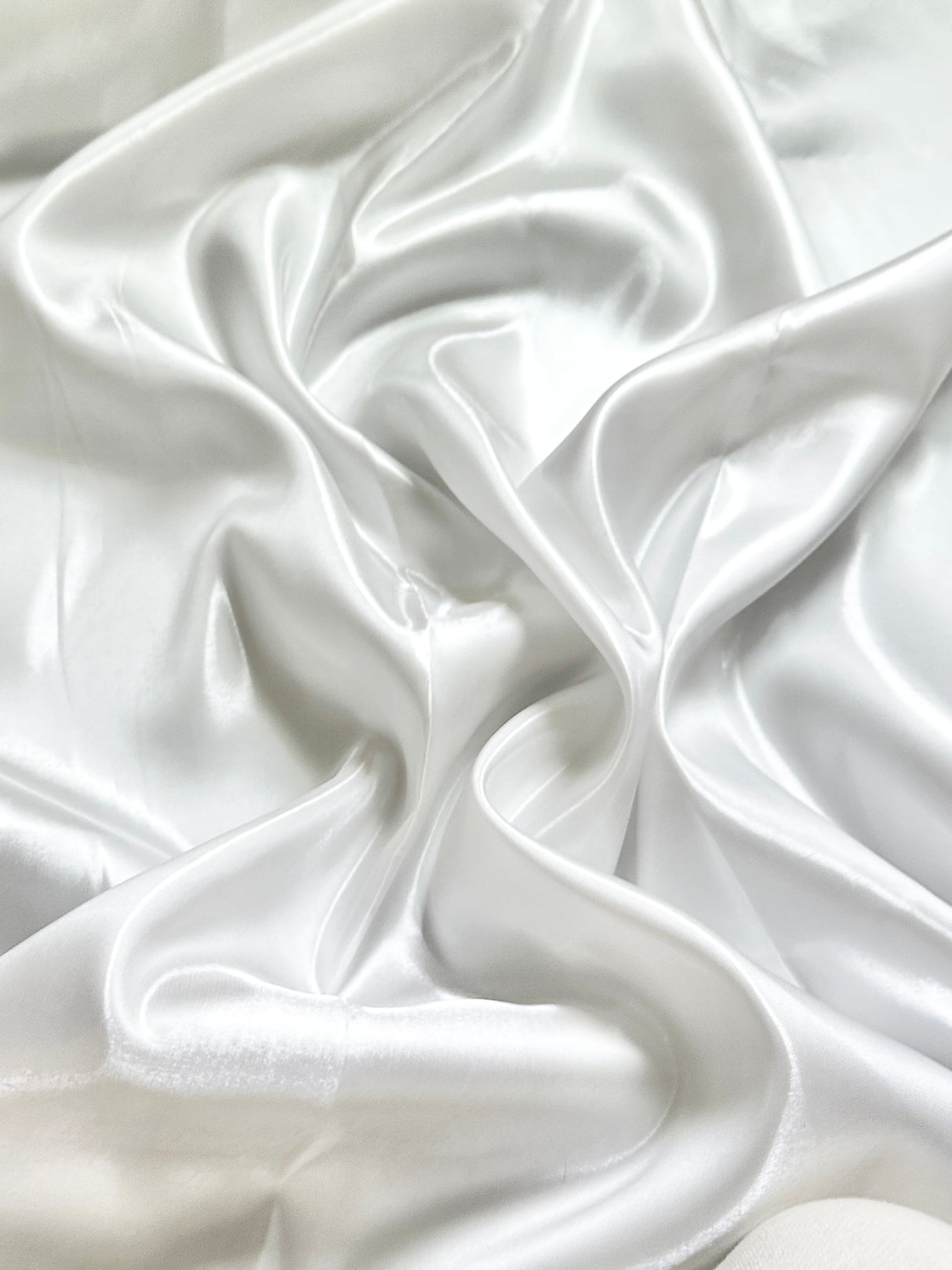 Liquid Bridal Satin Off White