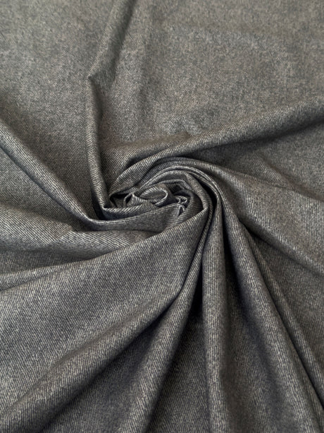 Printed Nylon Spandex Gray Twill Pattern