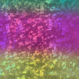 Rainbow Shattered Glass Hologram Foil 4-Way Stretch Fabric