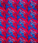 Cotton Fabric Tropical Leaves All Over Design