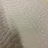 Culebra Patent 3D Embossed Snake Skin Vinyl Fabric - 3D Embossed Snake Skin, 54" Width (1 Yard)