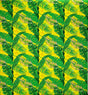 Cotton Fabric Tropical Leaves All Over Design