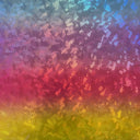 Rainbow Shattered Glass Hologram Foil 4-Way Stretch Fabric