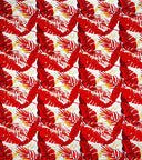 Cotton Fabric Tropical Leaves All Over Design