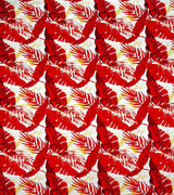 Tropical Leaves All Over Design Cotton Fabric - Tropical Leaves Pattern, 36" X 45" (1 Yard)