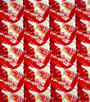 Tropical Leaves All Over Design Cotton Fabric - Tropical Leaves Print, 36" X 45" (1 Yard)