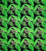 Cotton Fabric Tropical Leaves All Over Design