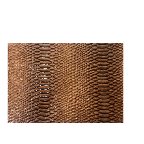 Culebra Patent 3D Embossed Snake Skin Vinyl Fabric - 3D Embossed Snake Skin, 54" Width (1 Yard)