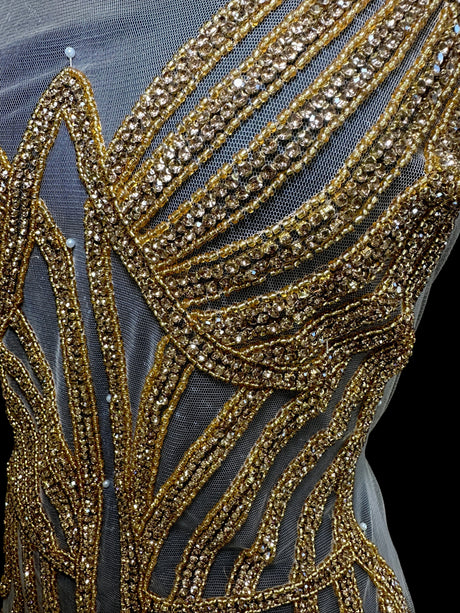 Rhinestone Bodice Applique