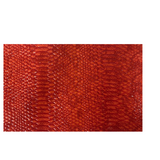Culebra Patent 3D Embossed Snake Skin Vinyl Fabric - 3D Embossed Snake Skin, 54" Width (1 Yard)