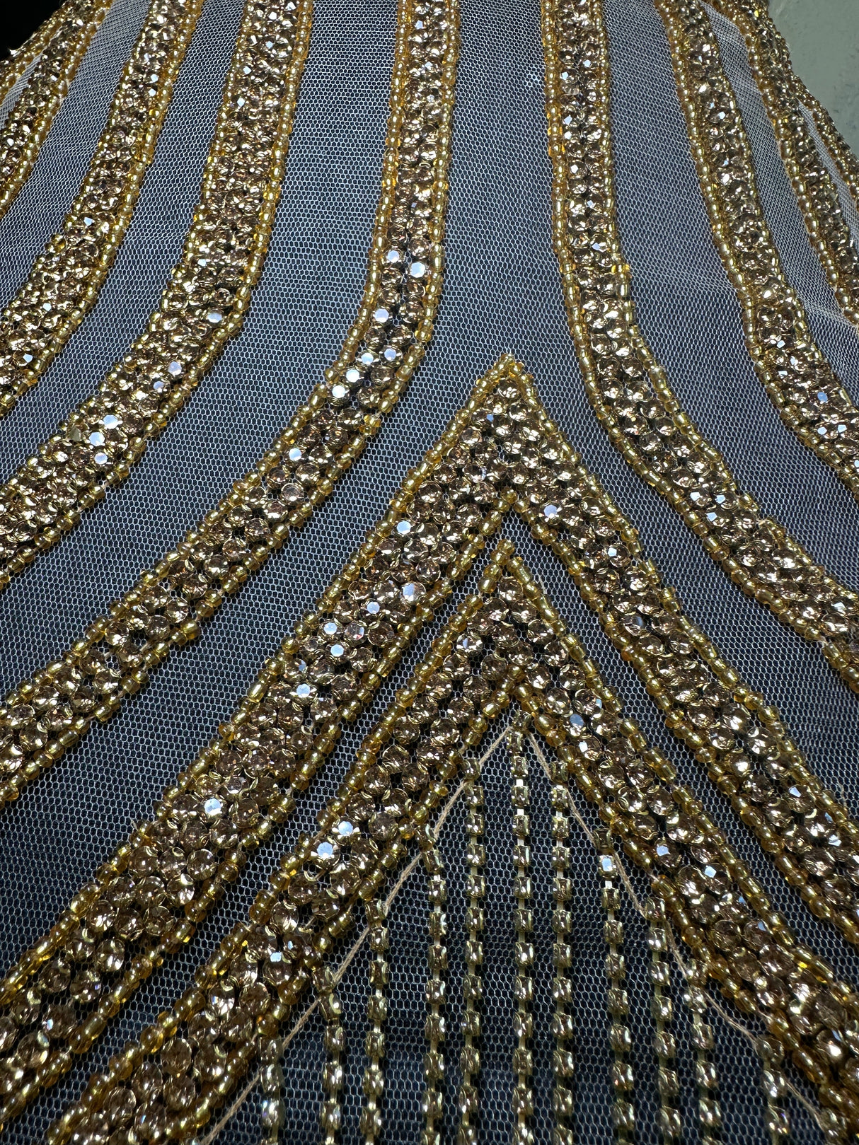 Rhinestone Bodice Applique