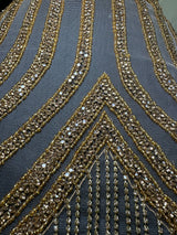 Rhinestone Bodice Applique