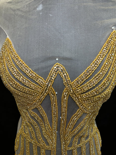 Rhinestone Bodice Applique