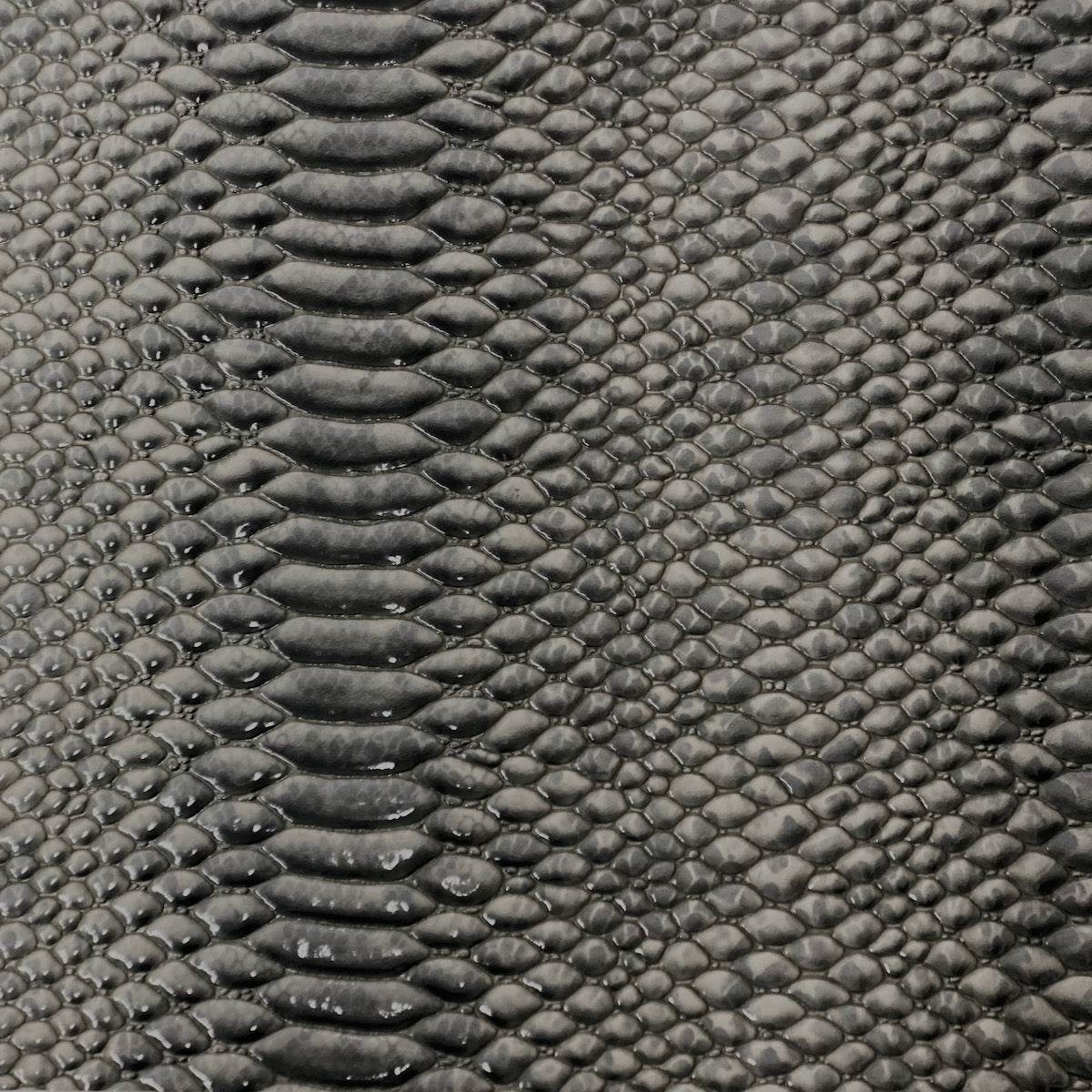 Culebra Patent 3D Embossed Snake Skin Vinyl Fabric - 3D Embossed Snake Skin, 54" Width (1 Yard)