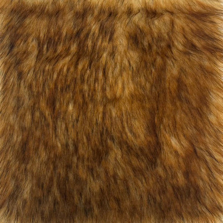 Frost Tipped Husky Faux Fur Fabric - Beige, Black, Brown, Gold, 60" Width, 2" Pile Length (1 Yard)