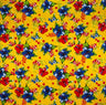 Hibiscus Palm Leaves Cluster All Over Design Cotton Fabric - Tropical Floral Leaf Print, 36" X 45" (1 Yard)
