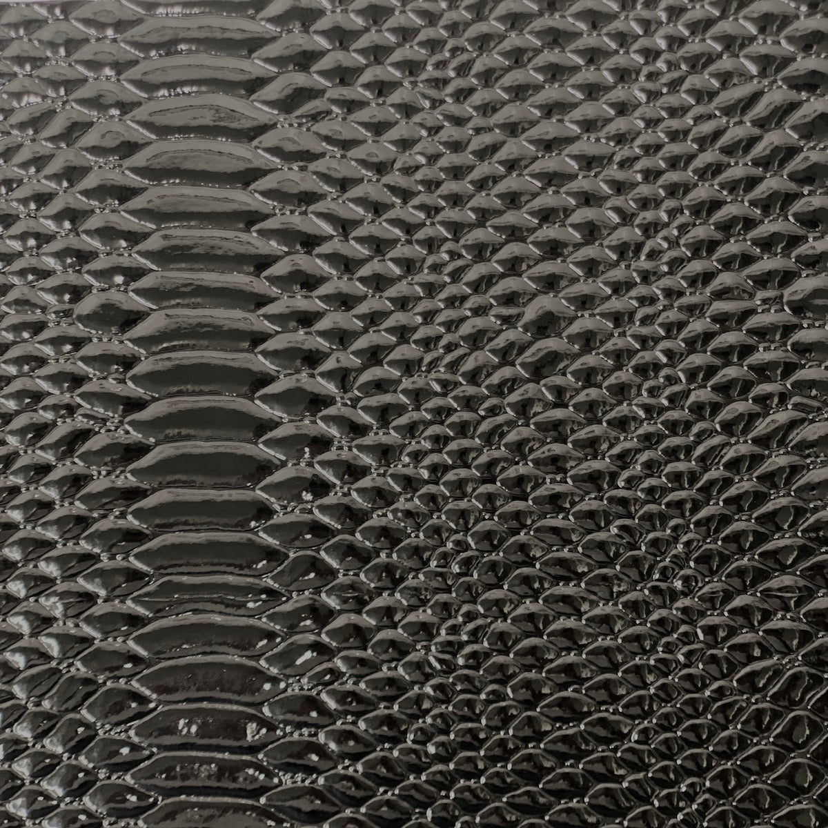 Culebra Patent 3D Embossed Snake Skin Vinyl Fabric - 3D Embossed Snake Skin, 54" Width (1 Yard)