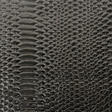 Culebra Patent 3D Embossed Snake Skin Vinyl Fabric - 3D Embossed Snake Skin, 54" Width (1 Yard)