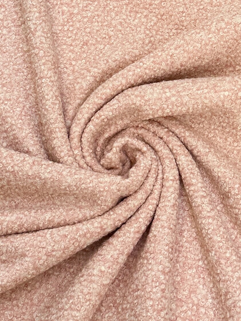 Blush Pink Premium Faux Wool