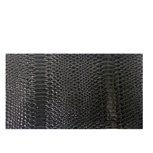 Culebra Patent 3D Embossed Snake Skin Vinyl Fabric - 3D Embossed Snake Skin, 54" Width (1 Yard)