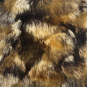 Faux Fur Fabric Multicolor Patchwork 60" Wide