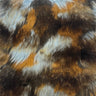 Multicolor Patchwork Faux Fur Acrylic Polyester Fabric - Multicolor Patchwork, 60" Width, 2" Pile Length (1 Yard)