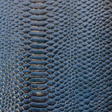 Culebra Patent 3D Embossed Snake Skin Vinyl Fabric - 3D Embossed Snake Skin, 54" Width (1 Yard)